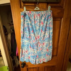 Lilly Pulitzer Pink and Blue pull on jumper